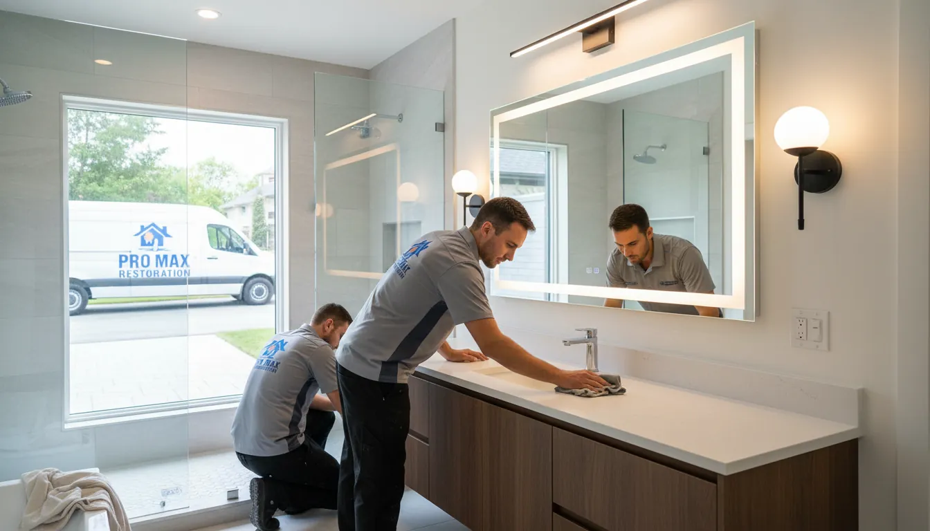 Professional bathroom renovation by Pro Max in Toronto