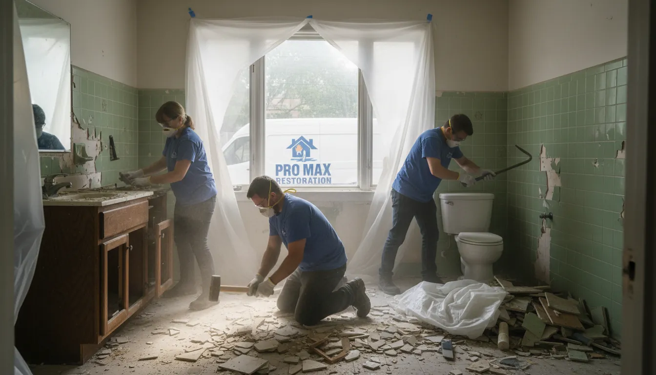 Complete bathroom upgrade with modern fixtures in Toronto