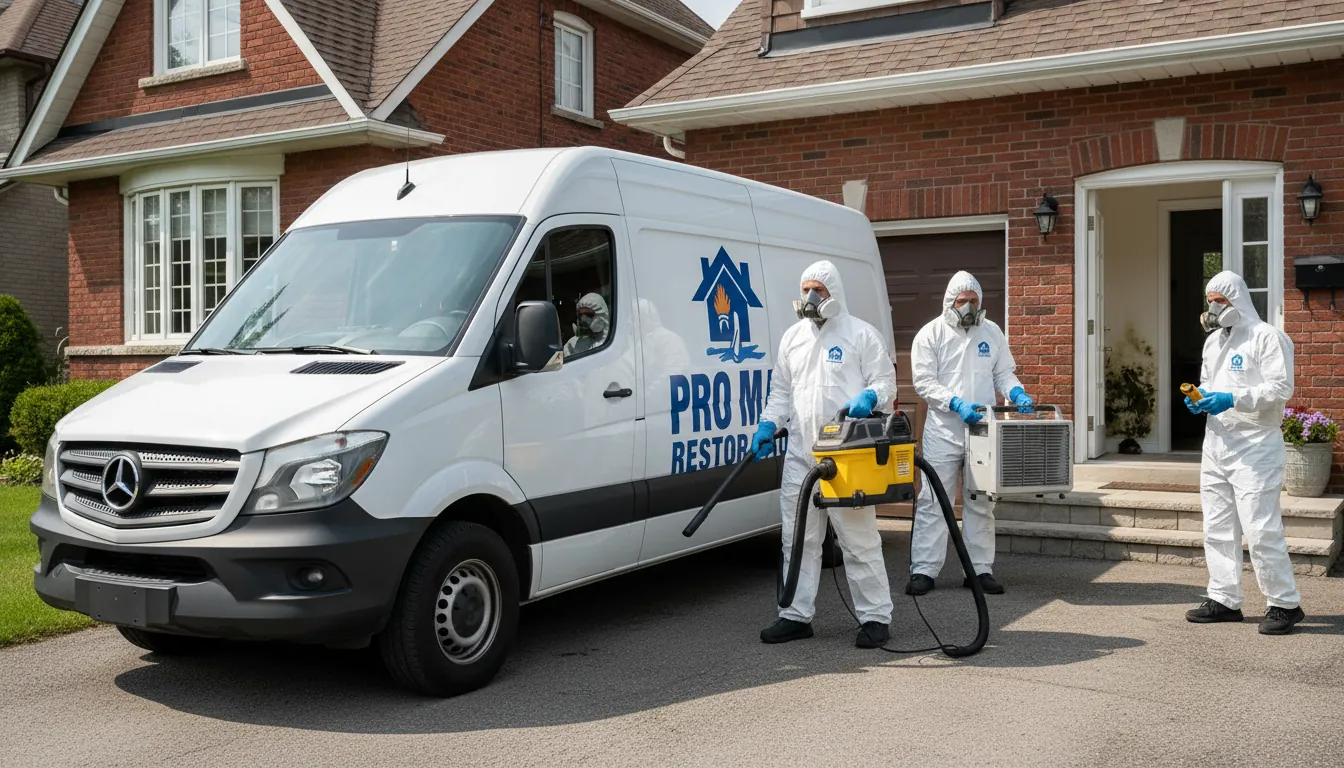 IICRC-certified mold removal and remediation in Toronto home
