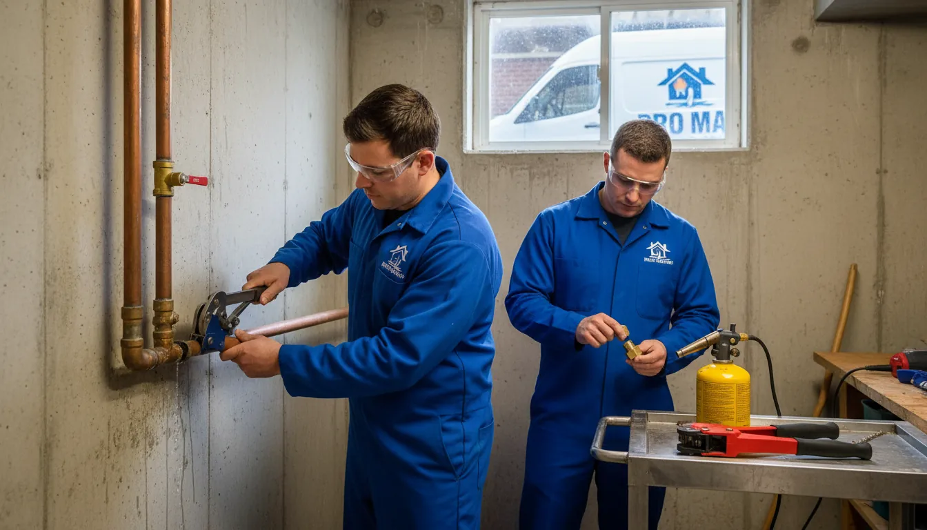 Burst Pipes service by Pro Max Restoration in Toronto and GTA