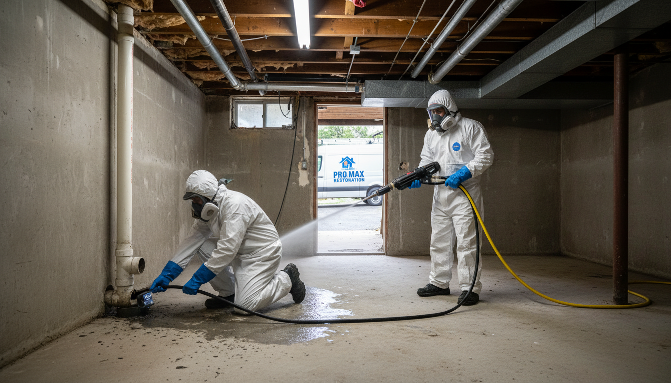 Professional sewer backup by Pro Max Restoration in Toronto